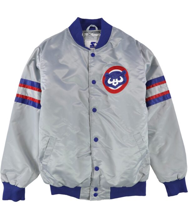 Starter Chicago Cubs Satin Varsity Jacket