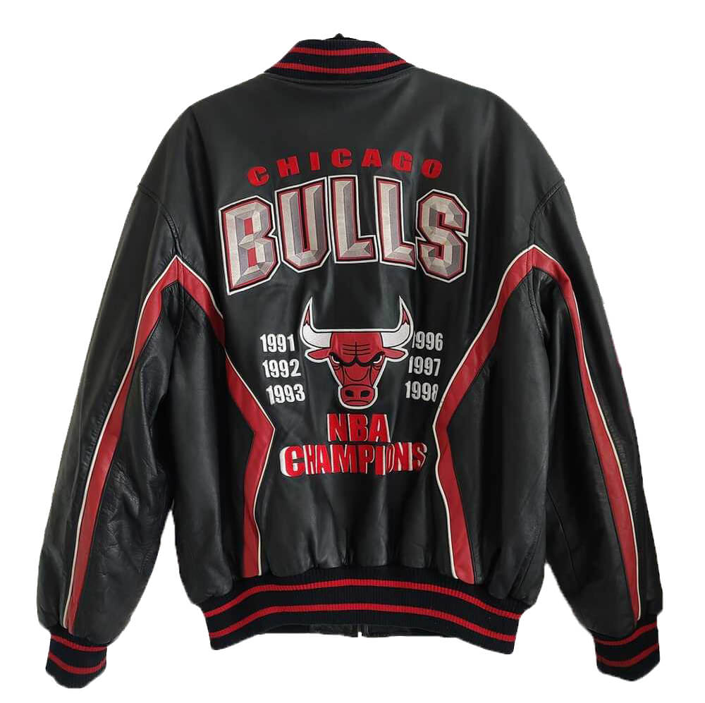 Nba Champions 90’s Chicago Bulls Leather Jacket | Jacketsland