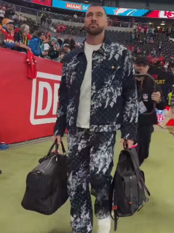 Travis Kelce Louis Vuitton Coat