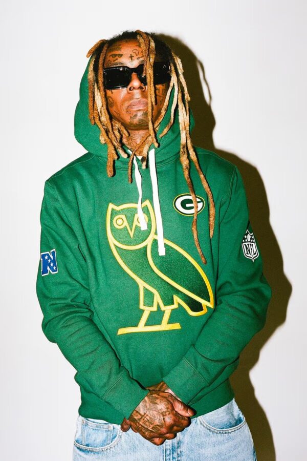 Lil Wayne for Ovo X Nfl Green Hoodie