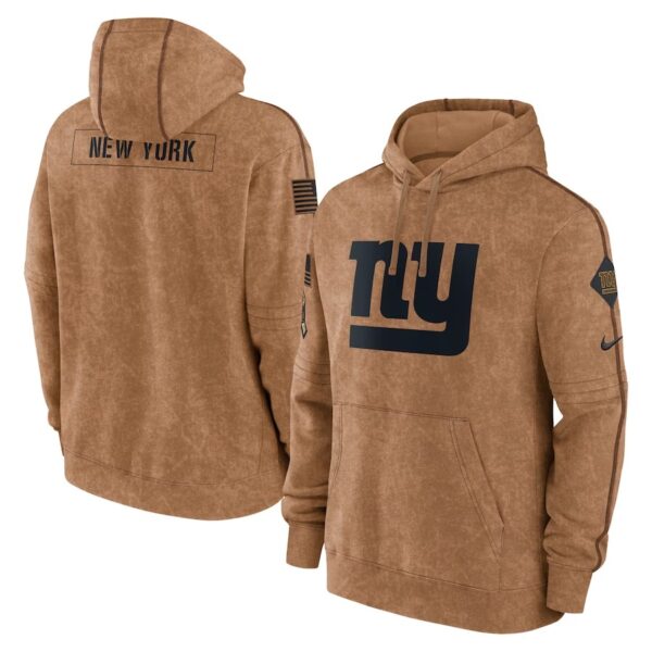 New York Giants 2023 Salute To Service Pullover Hoodie