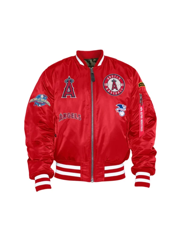 Los Angeles Angels X Alpha X New Era MA-1 Bomber Jacket