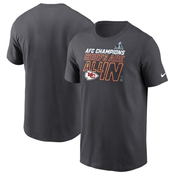 Kansas City Chiefs Nike AFC Champions Grey T-Shirt