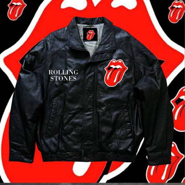 Rare Rolling Stones leather jacket