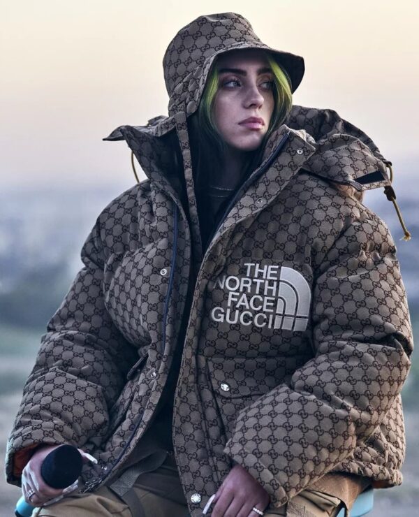 Singer Billie Eilish’s Gucci X The North Face Puffer Jacket