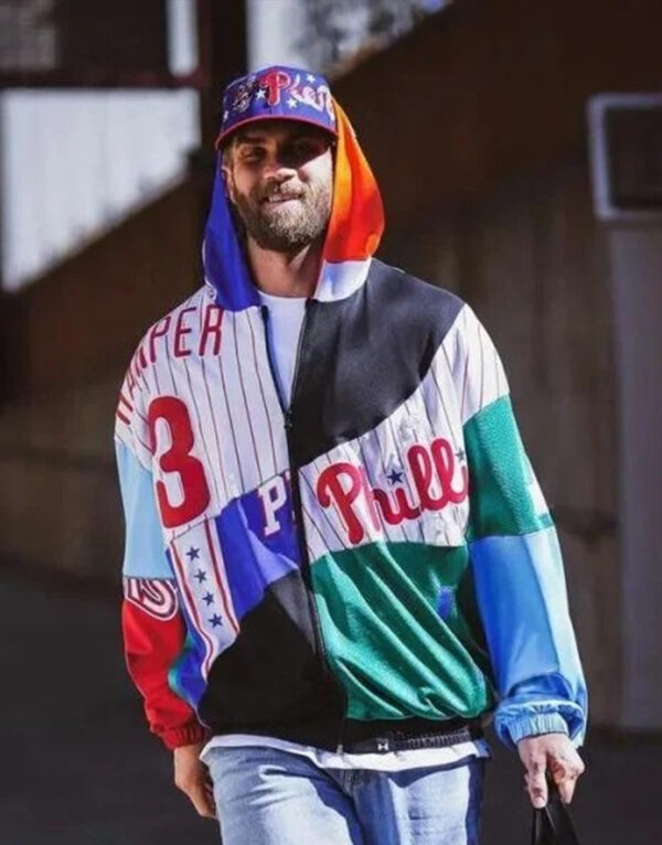 Mlb Opening Day Philadelphia Phillies Bryce Harper Hooded Jacket