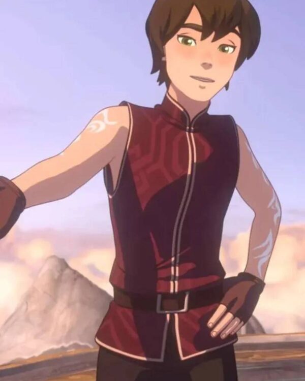 Tv Series The Dragon Prince Season 06 Callum Stylish Red Vest