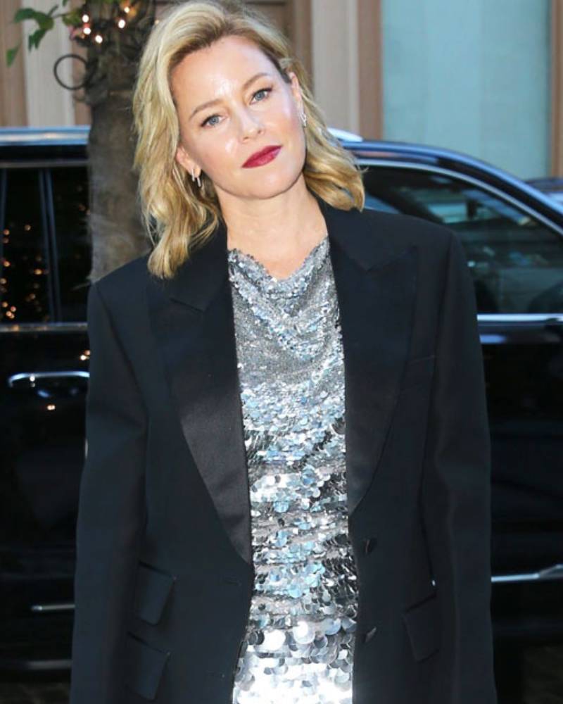 Skincare 2024 Elizabeth Banks Black Blazer